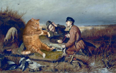 Vassily Perov, The Hunters at Rest, true version